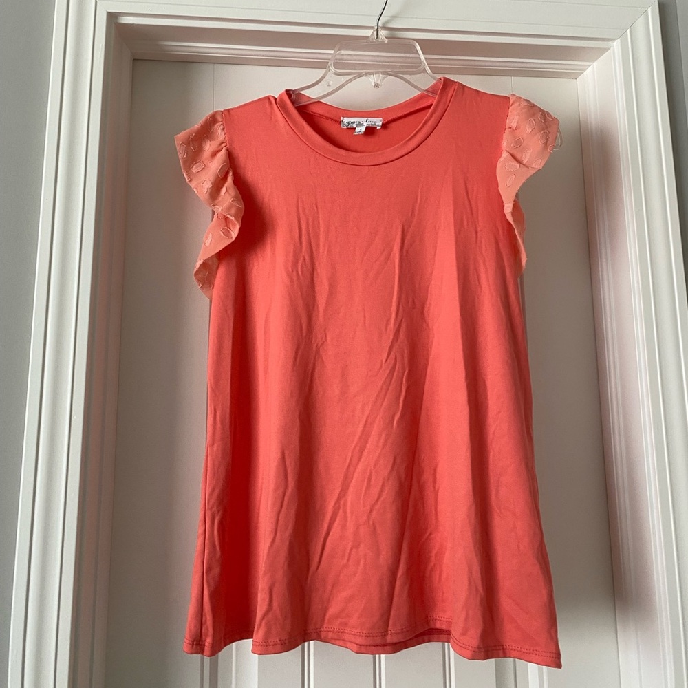 Grace & Lace Flutter Sleeve Top